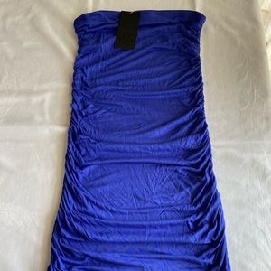 New Zara Evening Collection Purple Tube Dress sz M Ret. $49.90